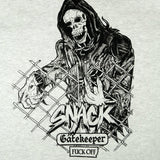 SNACK - GATEKEEPER TEE - ASH T-SHIRT