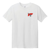 Low Key "Bartplane" - White T-shirt