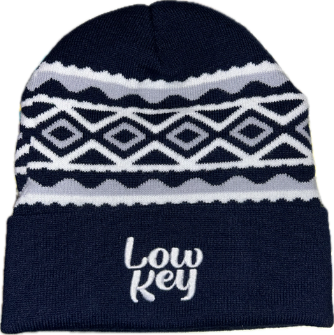 Low Key Holiday  - Blue Beanie