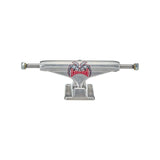 Independent rhino hollo skateboard silver truck with a independent rhino logo