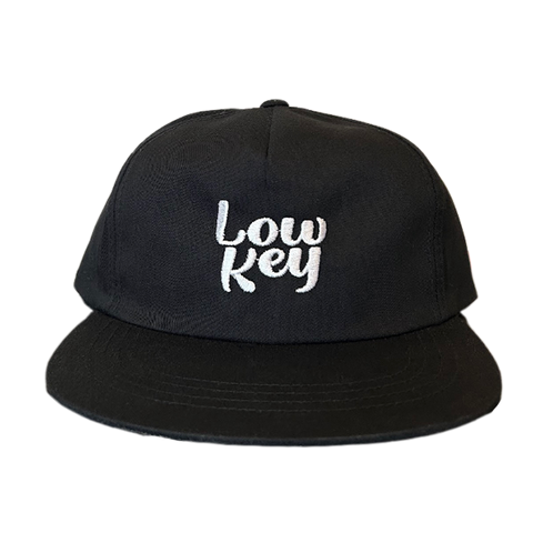 Low Key 5 Panel - Black Hat