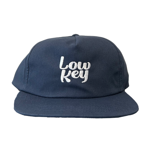 Low Key "Stacked Icon" - Navy Blue Hat
