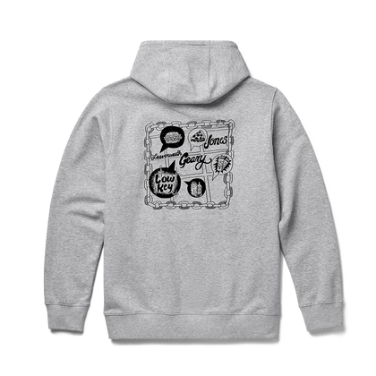Low Key - Tenderloin Block - Grey Hoodie