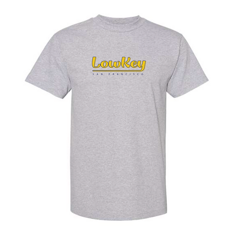 Low Key Warriors Icon - Warriors Heather Grey T-shirt
