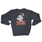 Low Key x Skate Shop Day 2025 - Black Crewneck