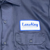 Dickies x Low Key Skate Shop - Navy Blue Work Shirt