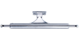 Three skateboard trucks on a white background