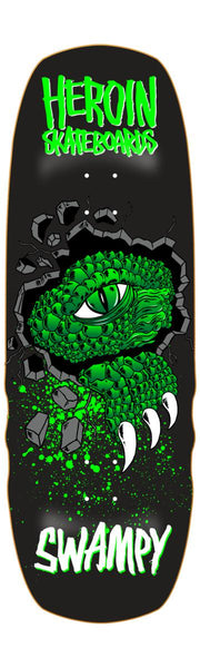 Heroin Skateboards - Swampy Alligator Shovel 10.5 x 32.33