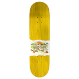 Antihero Raney Porous RD3 8.5 skateboard deck with a cartoon logging graphic and "FUCK YEAH, LET'S MAKE SOME MORE SKATEBOARDS" text.