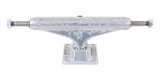 Independent Stage 11 Pro TFunk 159mm skateboard truck, silver with intricate etched pattern.