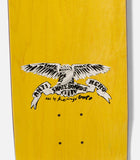 Anti Hero Cody Chapman Kenji Goto Deck 8.75 yellow, with black & white eagle logo and 'ART by Kenji Goto' text.