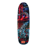 Chico Stix 'Golden Gate Big Boy 9' skateboard deck, kraken attacking the red Golden Gate Bridge with a boatman.