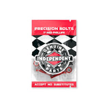 Independent Phillips Hardware 1in Pk/8, red Phillips precision bolts in a genuine Independent Parts package.
