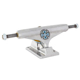 Independent Stage 11 Legacy Truck Co 149mm silver skateboard truck with logo on white background.
