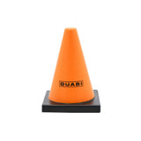 Quasi Skateboards Stress Cone in orange, featuring the Quasi logo on a black base.