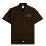 Dickies x Low Key Skate Shop - Brown Work Shirt