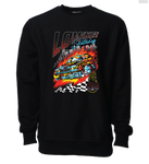 Low Key "Fast Car" - Black Crewneck Sweatshirt
