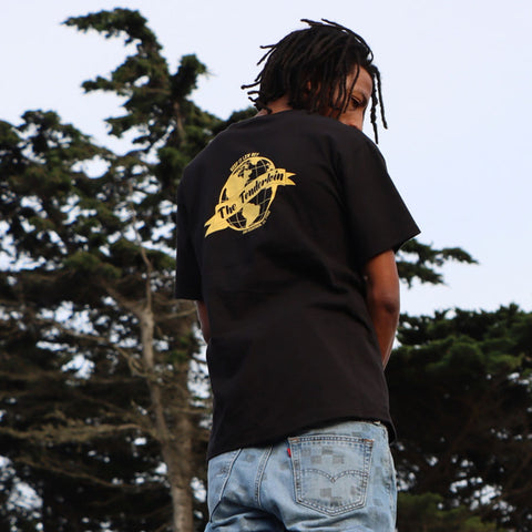 Low Key "World" - Black T-shirt
